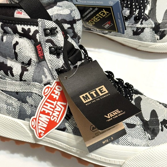 Vans Shoes Mens Size 9.5 Sk8-Hi Gore-Tex Ultracush MTE-3 Artic Camo Boots 507698 - Picture 8 of 10